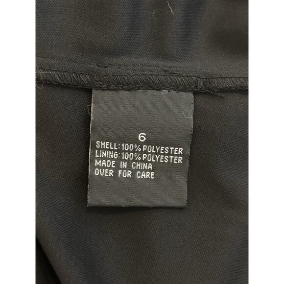 AGB Maxi Dress 6 Double V-Neck Whimsigoth Grunge Flutter Sleeve Drop Waist - Picture 8 of 11